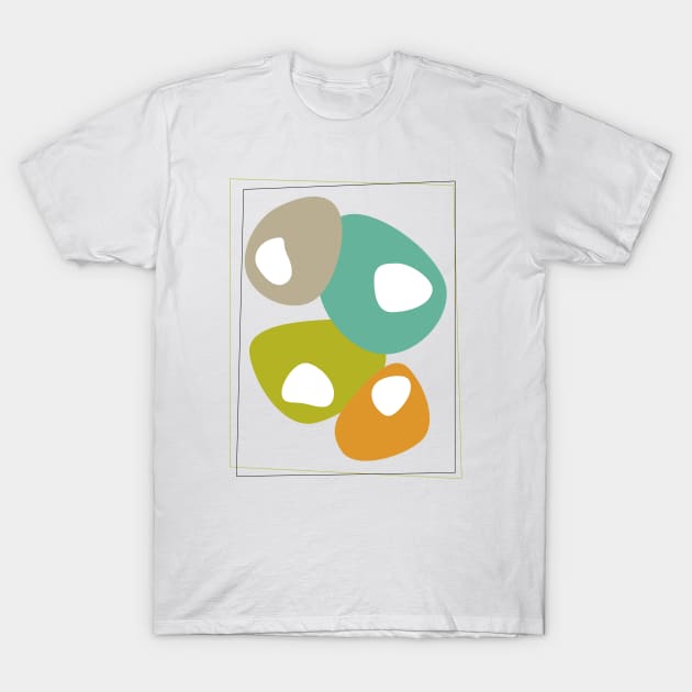 Cool Beans Mid Century Modern T-Shirt by OrchardBerry